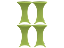 Vidaxl Capa Extensível Para Mesa 4 Pcs 60 Cm Verde