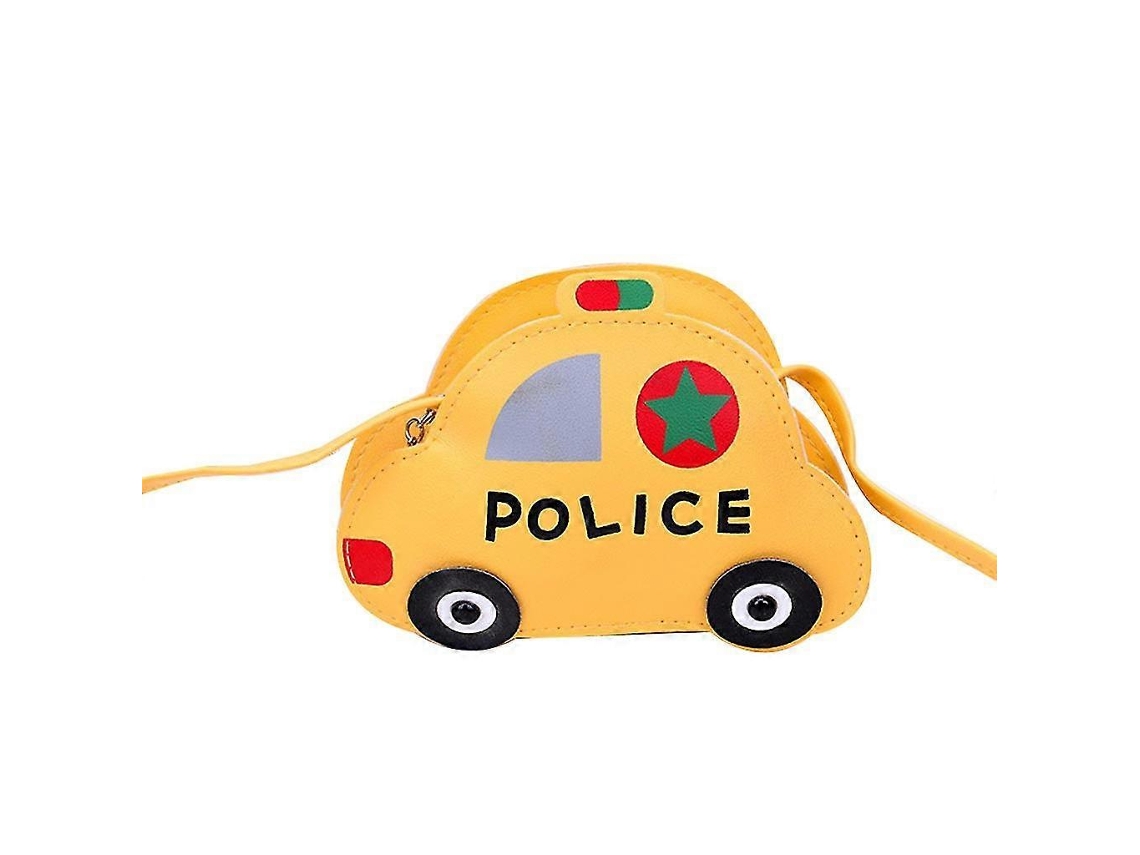 Bolsas De Ombro Em Formato De Carro, Bolsas Transversais De Couro Sintético, Mini Porta-moedas Para Crianças, Amarelas