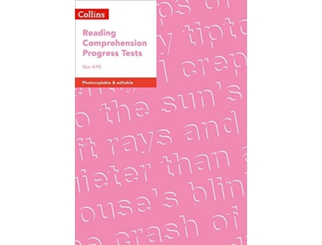 Livro Year 4/P5 Reading Comprehension Progress Tests de Collins UK (Inglês)