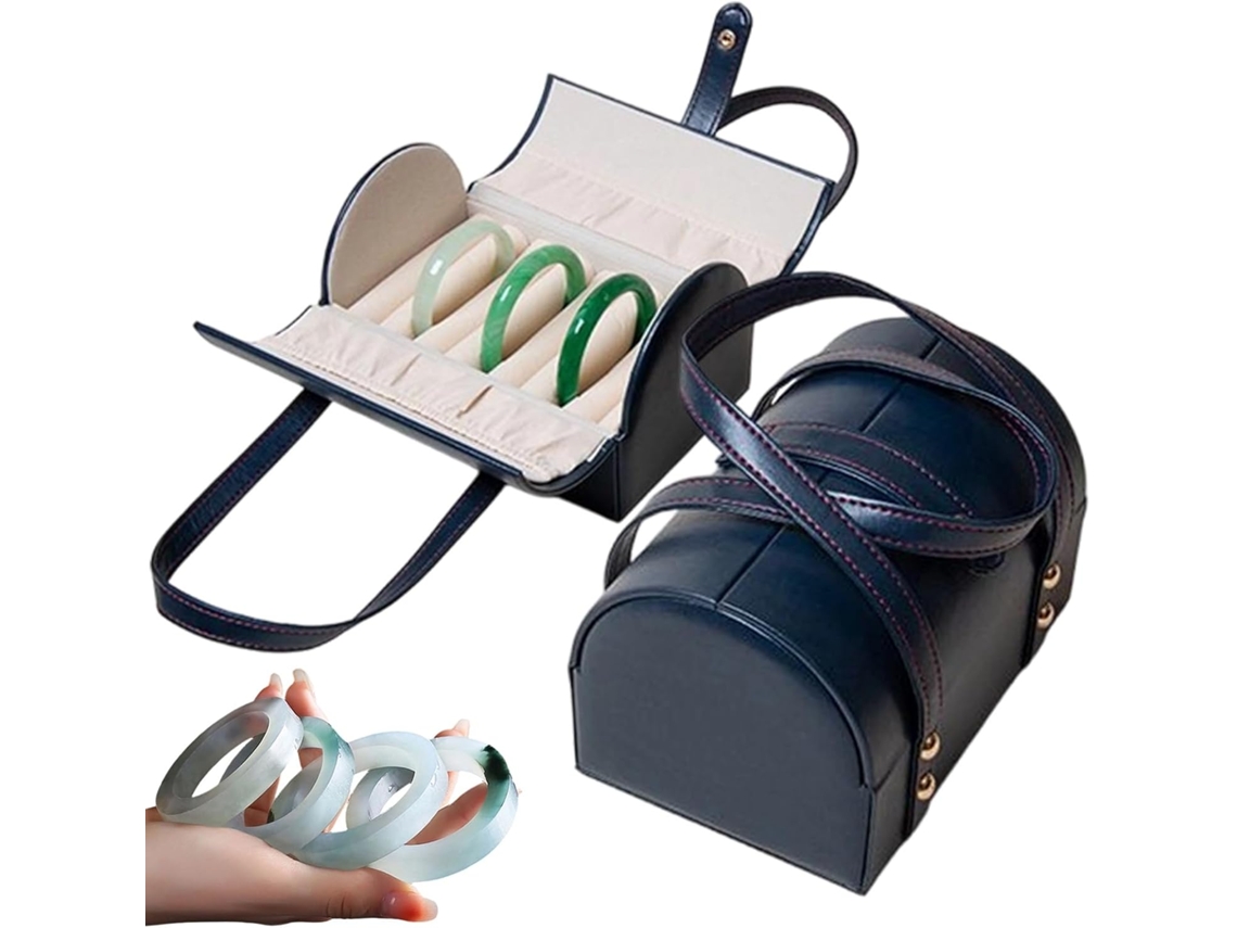 Caixa Para Joias, Estojo Para Pulseiras Com 7 Compartimentos