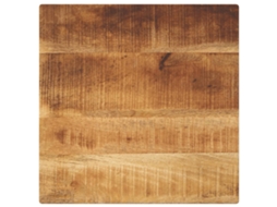 Vidaxl Tampo De Mesa Quadrado 60x60x2,5 Cm Mangueira Áspera Maciça