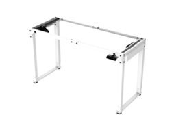 Estrutura de Secretária Kirkkonummi Ajustável em Altura em Aço 135X55Cm Branco PRO.TEC