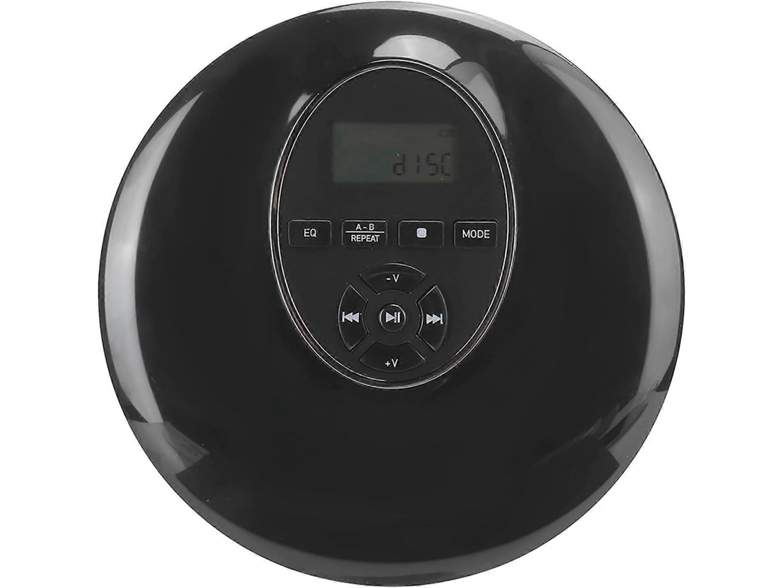 Leitor de Cd Portátil TAISHENGDA Q50 Repetidor Hd, Visor Lcd, Fones Estéreo
