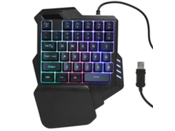 Teclado Mini para Jogos com Iluminação LED de 35 Teclas LAXISCREED