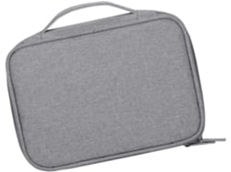 Bolsa Organizadora Para Cabos E Acessórios Eletrônicos, Estojo De Viagem Multifuncional, Cinza, Material Durável Bolsa Organizadora Par Gokoco