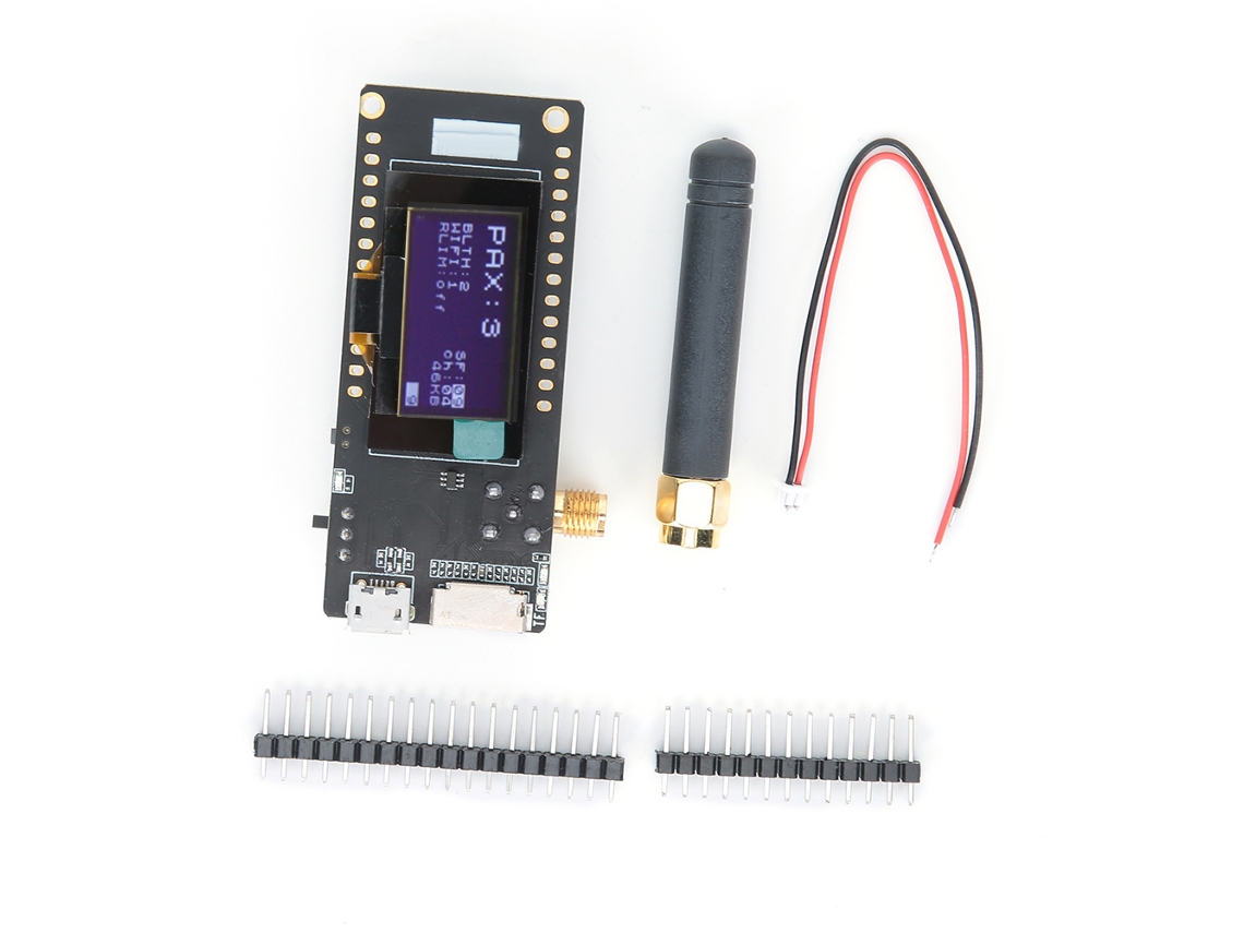 Placa De Desenvolvimento (bluetooth Wifi) Lora32 V2.1 Esp32 Oled De 0,96 Polegadas Módulo Sem Fio