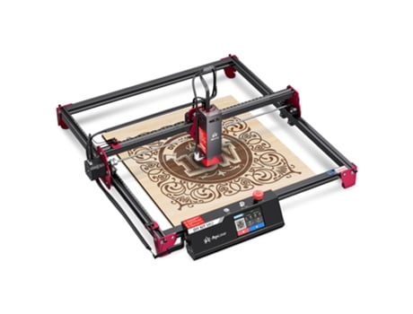 Gravador a Laser ALGOLASER Diy Kit Mk2 10W Ecrã Táctil de 3.5 Polegadas Precisão de 0.01Mm Velocidade de Gravação de 12000Mm/Min 400X435Mm