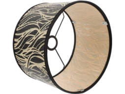 Luminária de Teto de Bambu para Sala de Estar com Estampa Retrô e Fácil Instalação. SFUSHOS