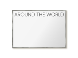 Magnetic Board For Wall Around The World For The Bedroom Espelharte (100x70 Cm)