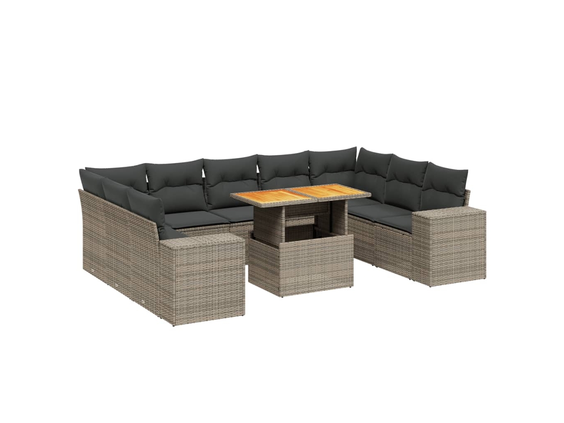 Garden Sofa Set, Garden Sofa Sets Vidaxl Cinzeto Rattan / Vime (n/a)