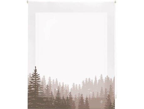 Estore de Rolo HAPPYSTOR Bosque Impressão Digital Gostar E98031 155x250 cm