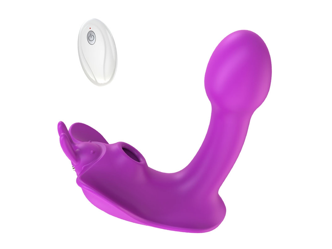 Vibrador De Suco Vestvel Com Controle Remoto Sem Fio Para Mulheres (roxo) Yizhood