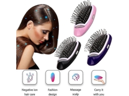 Pente Elétrico De Íon Negativo Para Cabelo, Maquiagem, Modelagem De Cabelo, Cuidados Com O Cabelo, Pente De Massagem Portátil Para Casa Jinyubo Store