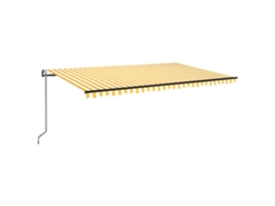 Retractable Awning, Retractable Awnings Vidaxl Amarelo Alumínio (500 X 300 Cm)