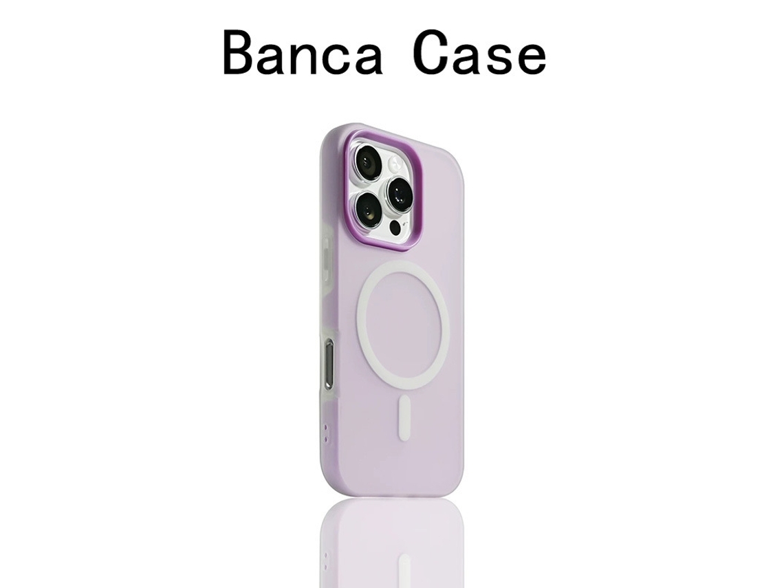 Capa Para Iphone 17 Dopamine Jelly Com Ventosa Magnética. Textura Fosca E Agradável Ao Toque. Design Simples E Resistente A Quedas.