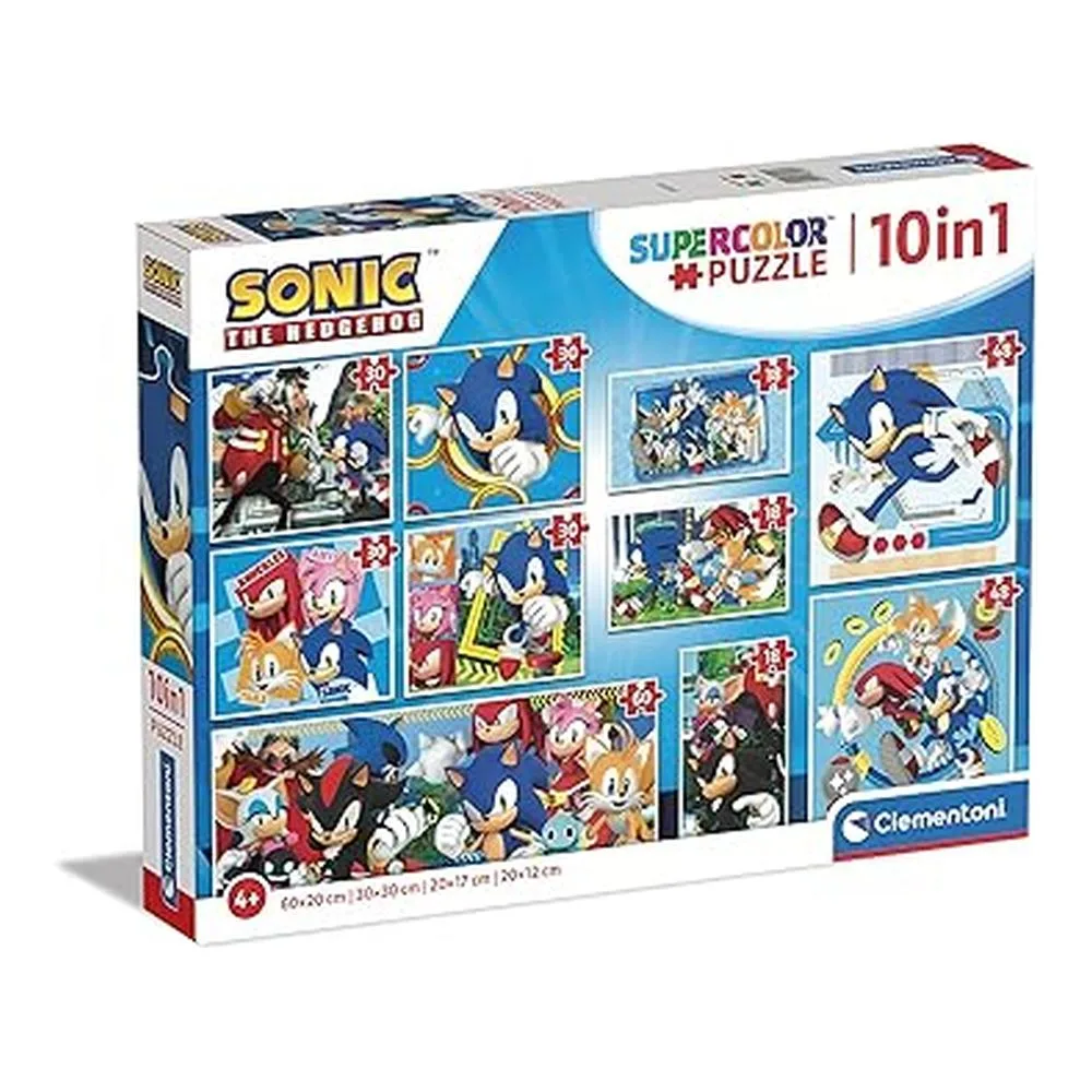 Clementoni Supercolor Sonic 10 Imágenes Diferentes 80508.2 Clementonip25