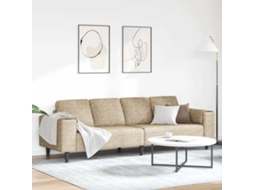Vidaxl Sofá De Sala De Estar Cinzento-claro 250 X 77 X 76 Cm