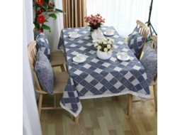 Toalha De Mesa Retangular Estilo Japonês, Em Algodão E Linho Com Textura Ondulada, Para Mesa De Centro.