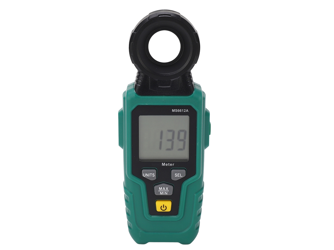 Medidor digital de luz, luxímetro, LCD, com desligamento automático, YURU