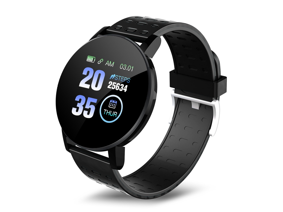 Relógio inteligente de 1,3 polegadas com monitor de frequência cardíaca, resistente à água IP68, relógio desportivo MARCA