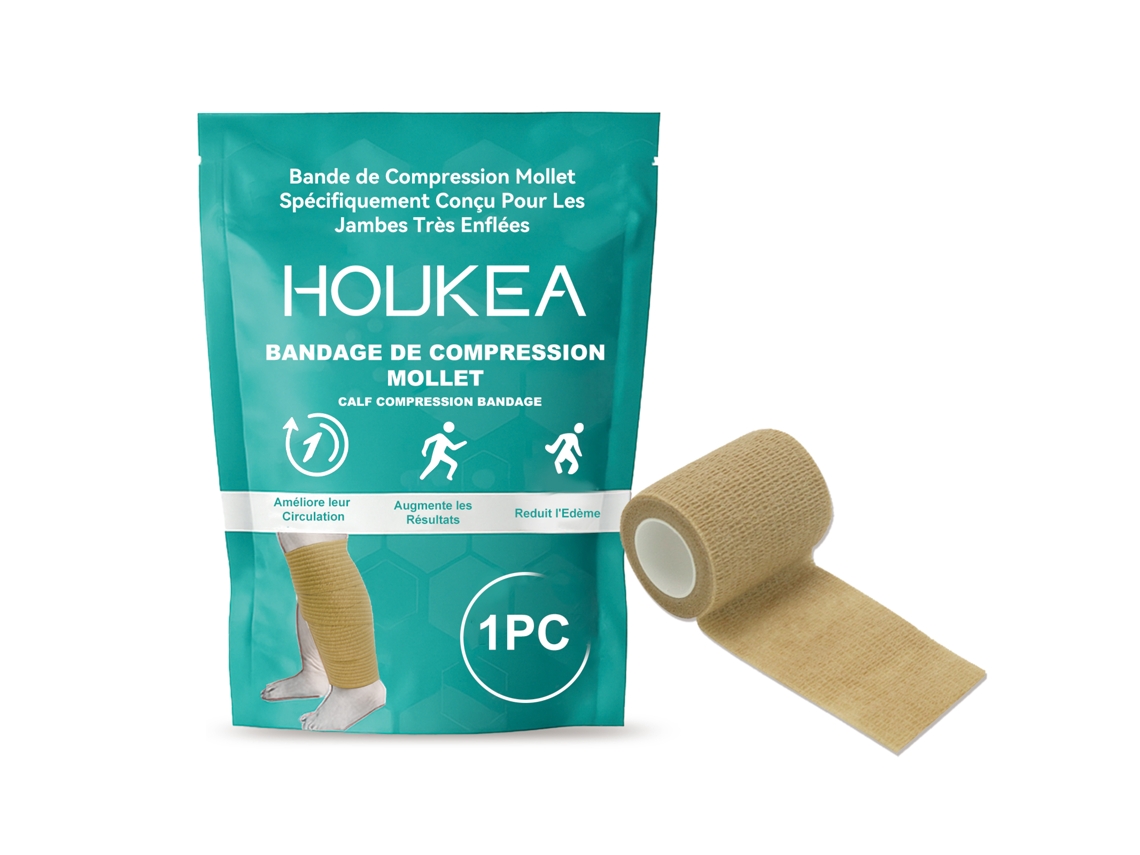 Bandagem Diária para Cuidado de Pernas Nutritiva Respirável Portátil para Viagens
