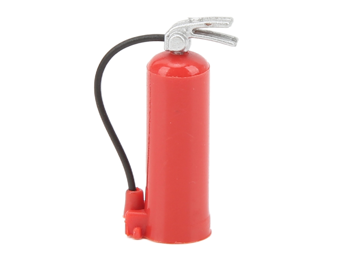 Extintor De Incêndios Rc Simulação Plástico Decorativo Para Carros Rc Axial Scx24 1/18 1/24 Vermelho