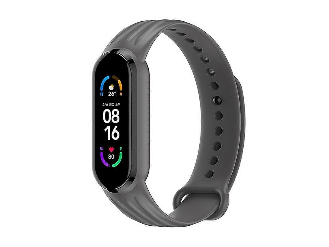 Pulseira De Silicone Com Textura De Salgueiro Para Xiaomi Mi Band 6/5
