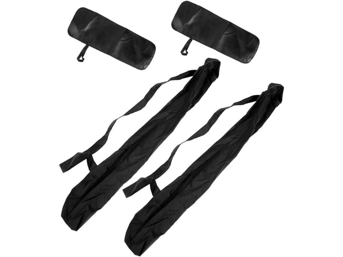 Suporte Dobrável Para Guarda-chuva De Carro Em Couro Pu E Pongee.
