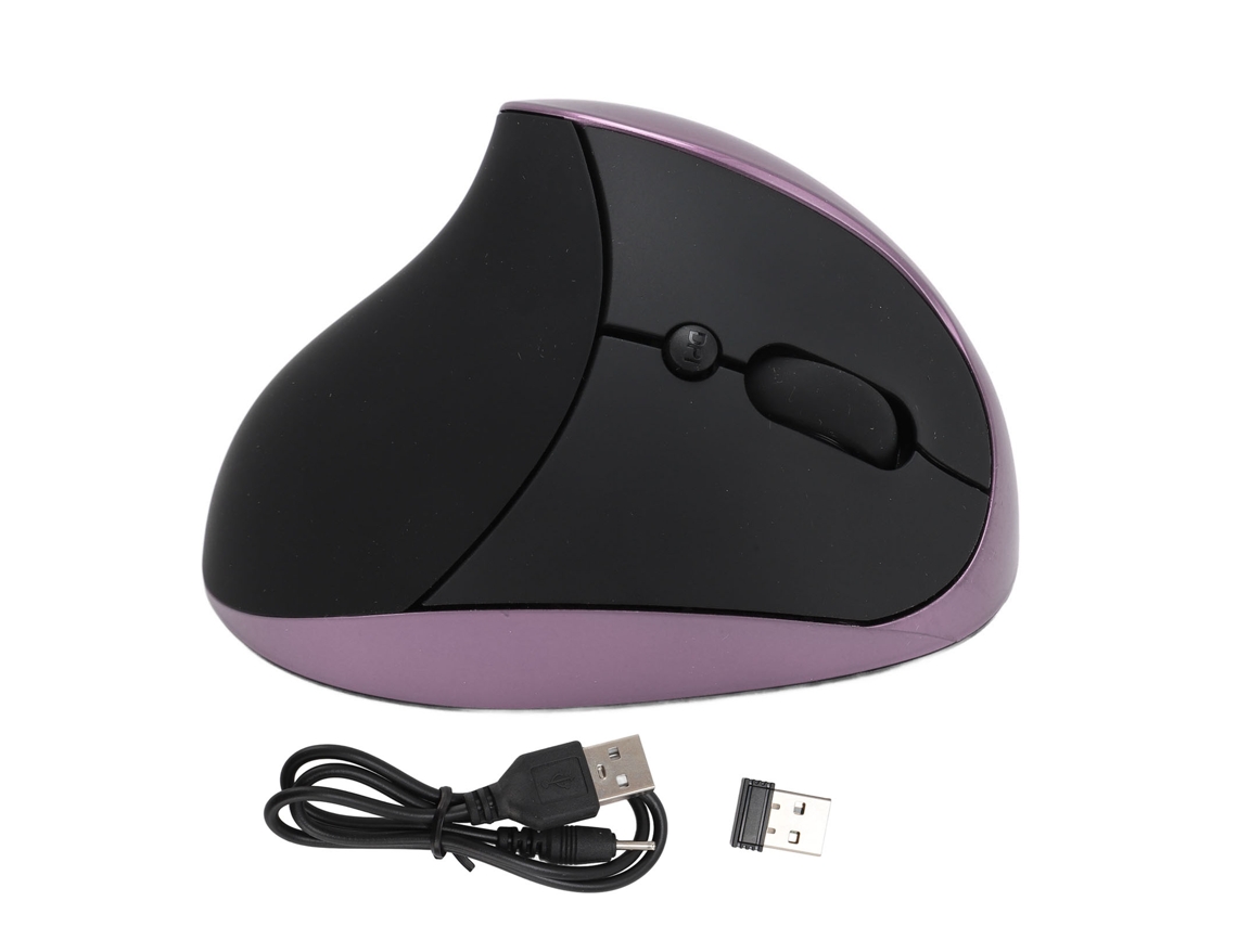 Rato Ergonomico Vertical Sem Fio Recarregável