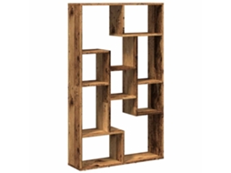 Bookcase, Bookcases Vidaxl Marrom Madeira Processada (n/a)