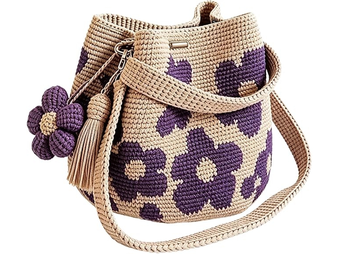Sacola de lona grande AQUAFORGE, reutilizável, para compras, branca ou creme