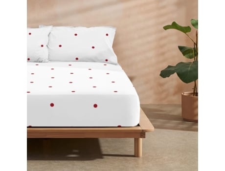 Jogos de Lençóis MUARE HOME Christmas (180 x 200cm + 30 cm fuelle - Algodão - Multicor)