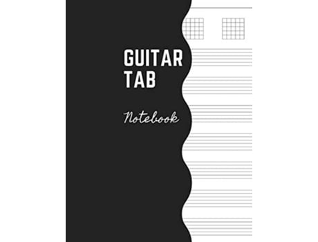 Livro Guitar Tab Notebook Music Paper Sheet For Guitarist And Musicians - Wide Staff Tab Large Size 8,5 X 11quot De Adil Daisy (inglês)