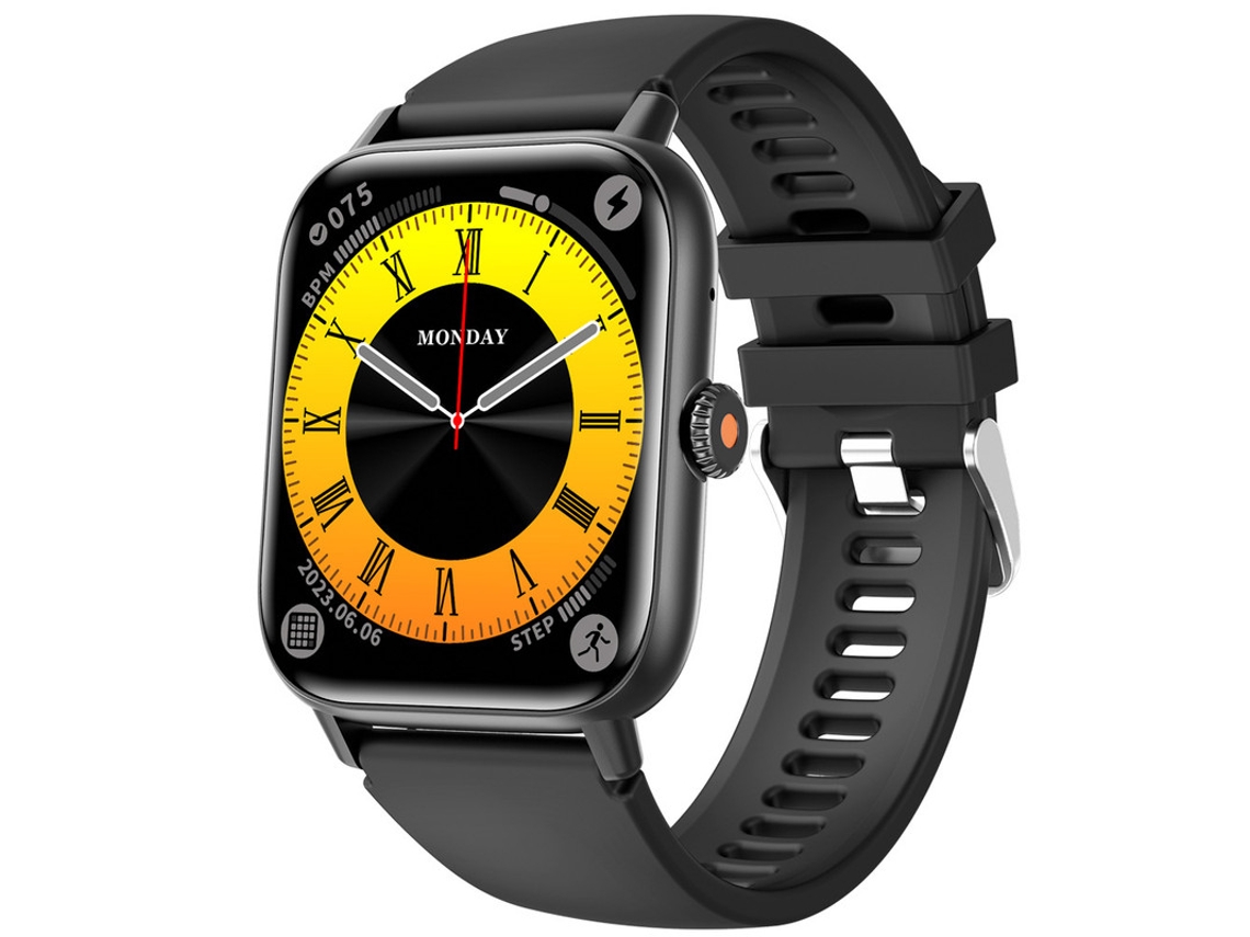 SHAH ARPAN Smartphone Qs13 Modelo de Medição de Glicose no Sangue Feminino 1.83 Cor Pequeno Leve Esportes Bluetooth Chamada Preto