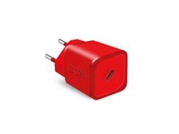 Carregador SBS TETRGAN1C20R (20 W - Vermelho)