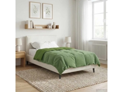 Vidaxl Duvet De Ano Inteiro 155 X 220 Cm 4 Estações Verde Respirável
