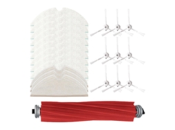 Escova Lateral Principal de Pano para Esfregão para Roborock T8 Robô Aspirador de Pó Kits