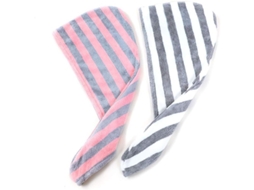 2pcs Toalla De Microfibra Para Secar Pelo Absorbente, Toalla Turbante Ligera Para Niños Y Adultos Unisex