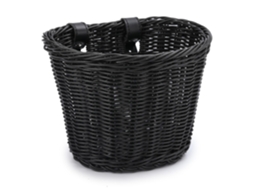 Cesta Dianteira para Bicicleta em Couro com Marca AQUAFORGE