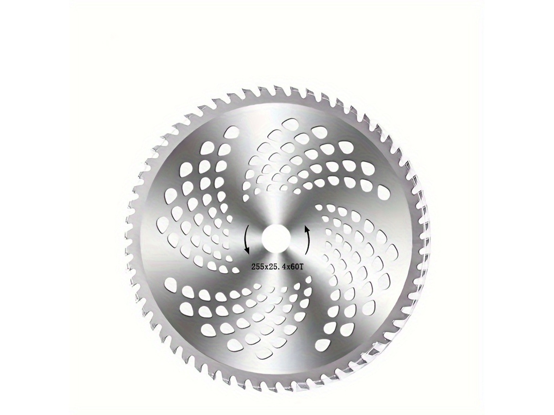 Lâmina De Serra De 25,4 Mm (10 Polegadas) Para Cortadores De Grama A Gasolina, Furo De 25,4 Mm, 80 Dentes.