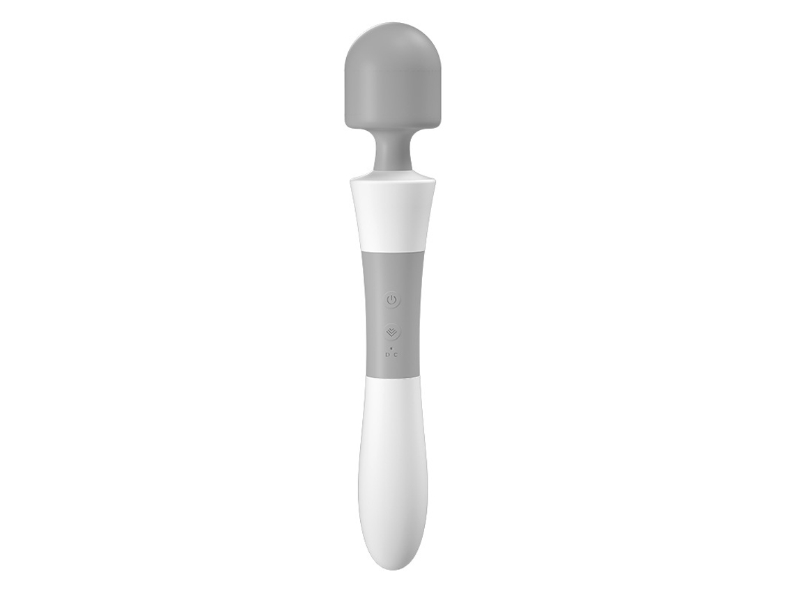 Vibrador De Massagem De Silicone Com 10 Frequncias E 5 Velocidades Para Mulheres (cinza)