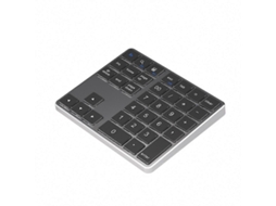 Teclado Numérico Sem Fio Bluetooth Duplo De 2,4 Ghz, Teclado Digital K35, Teclado Numérico Recarregável De 300 Mah, Cinza Ly Ebike