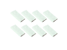 8pcs Toalha de Limpeza Dupla Face Absorvente para Cozinha Pratos Utensílios | S/MARCA