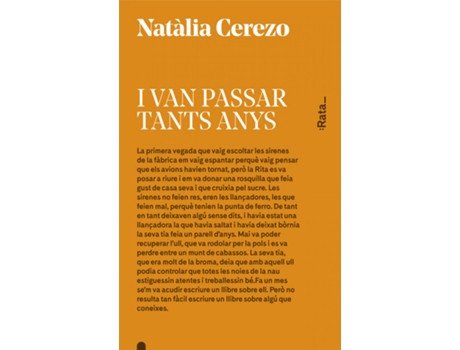 Livro I Van Passar Tants Anys de Natàlia Cerezo (Catalão)