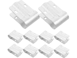 Conjunto De 10 Presilhas De Suporte Para Trilhos De Estufa, Grampos De Metal.