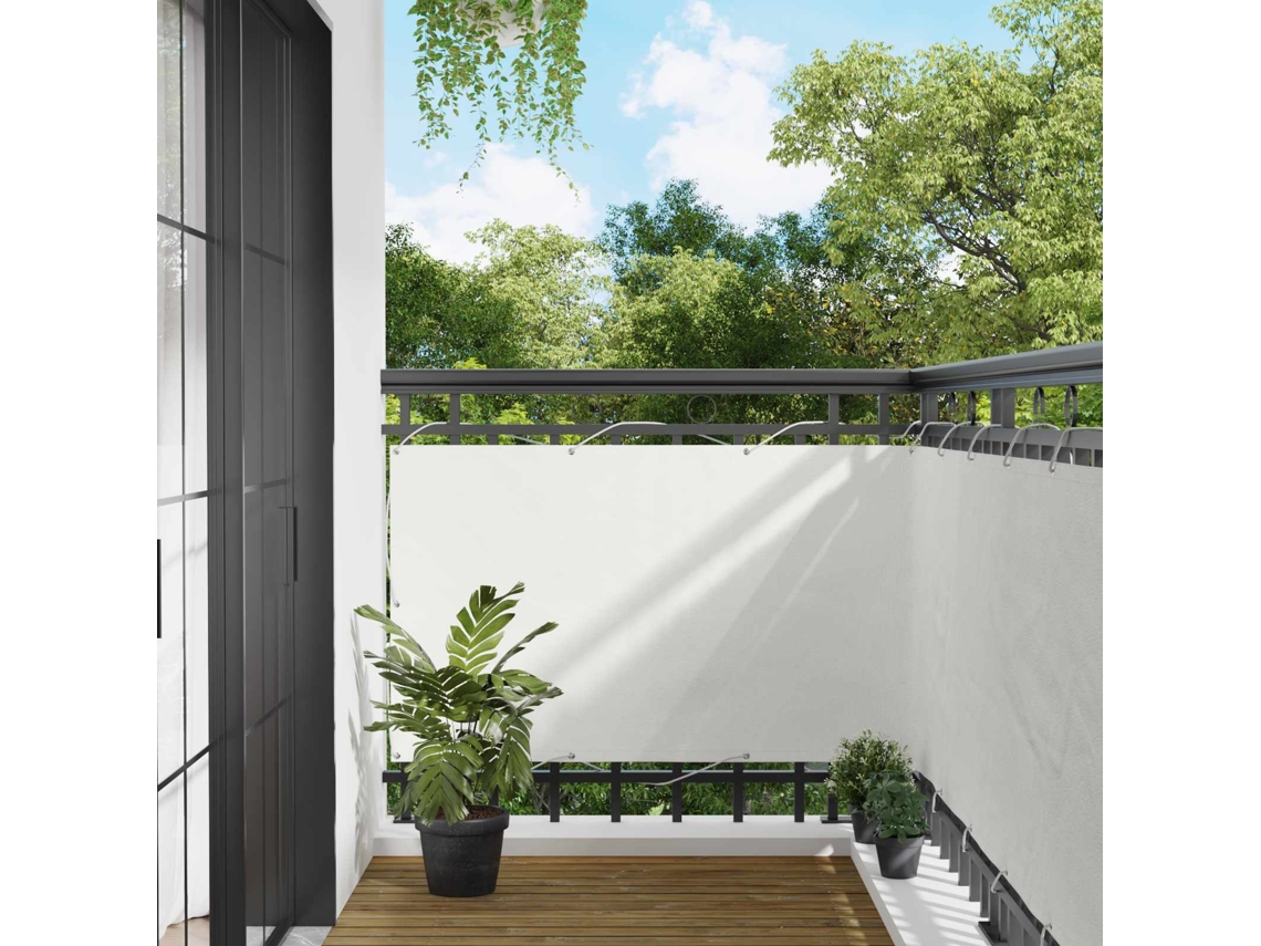 Vidaxl Tela De Varanda 90 X 200 Cm Alumínio Oxford Revestido Em Pu