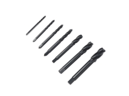 Conjunto De Brocas De Rosca Espiral Hss Recubiertas De Nitruro M3-m12 Para Metal, Madeira, Plástico, Máquina E Manual, 7 Peças