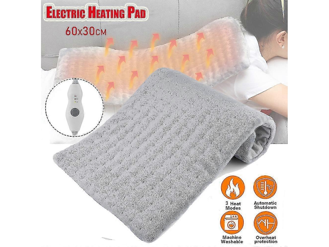 Almofada Eltrica De Compresso Cobertor Trmico Para Costas, Pescoo, Ombros E Colo, Lavvel Com 3 Camadas E Desligamento Automtico, 30x60 Cm. Olysi Shop