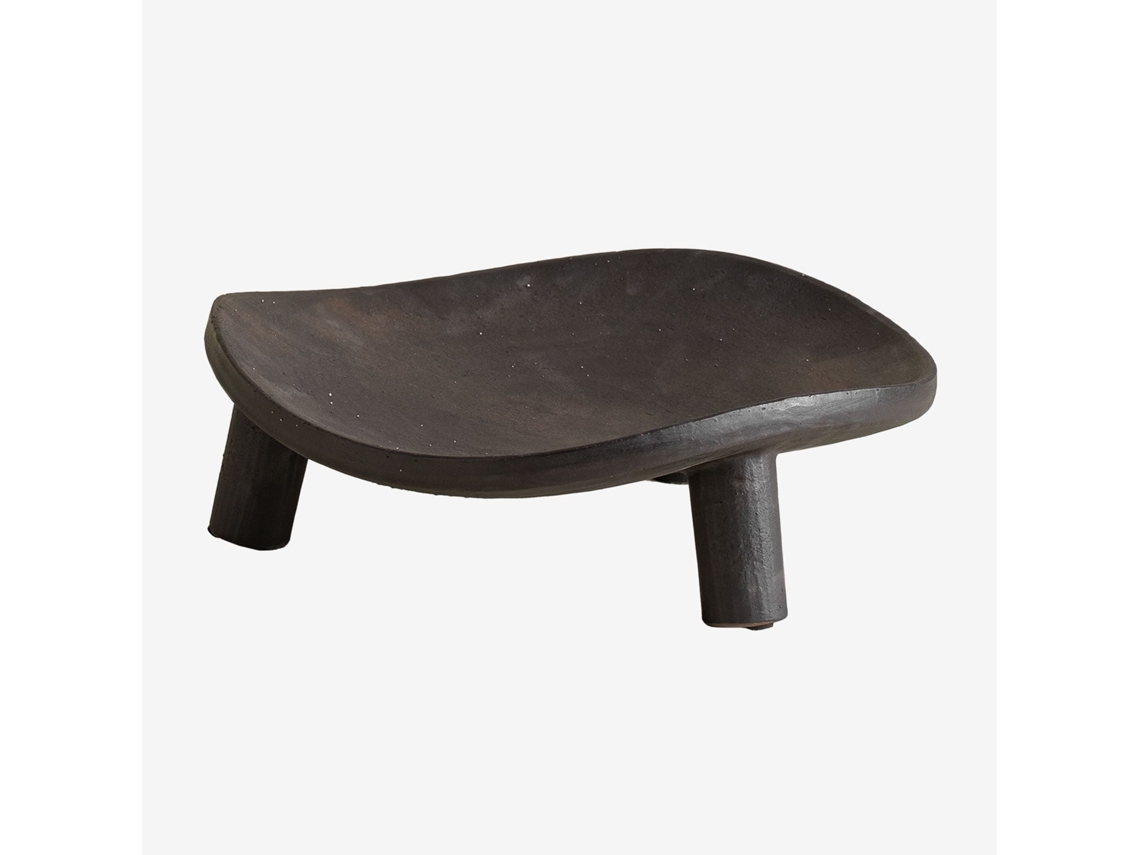 SKLUM Bandeja Decorativa de Cerâmica Kenzie Cerâmica Preto