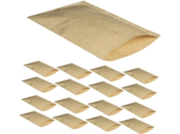 Sachês De Grãos E Papel Kraft 100 Peças Cáqui